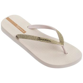 Ipanema Lolita Glitter Flip Flops Dam Beige Sverige WU9026135